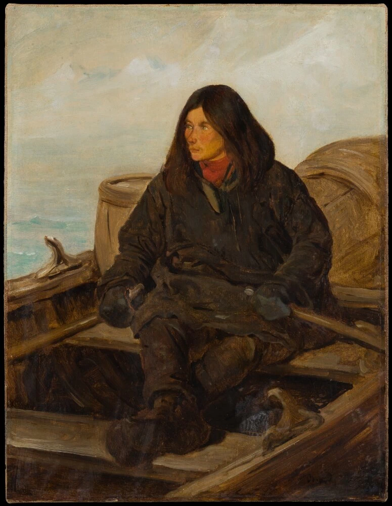 Giovane lappone in barca - Nationalmuseum